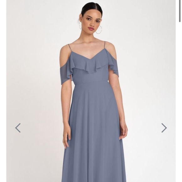 Jenny Yoo Mila dress in Peri color - Picture 3 of 3